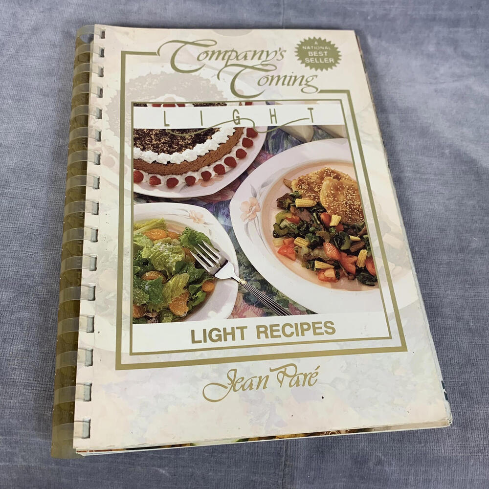 Company's Coming Light Casseroles 1993 Recipes Vintage Cookbook by Jean Paré